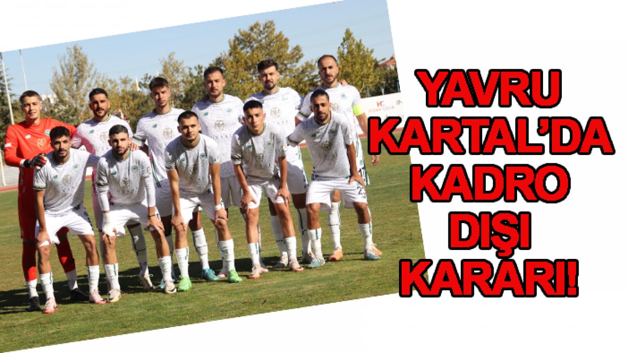 1922 Konyaspor'da kadro dışı kararı!