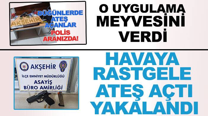 Asker eğlencesinde magandalık yaptı: Konya polisi yakaladı