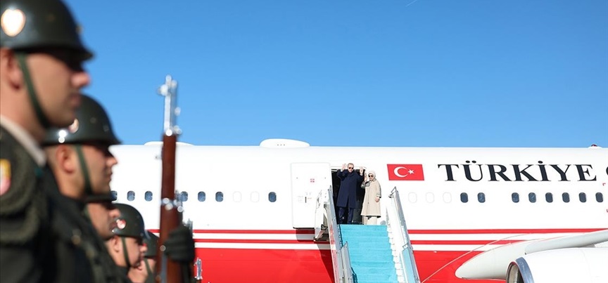 Cumhurbaşkanı Erdoğan, Tataristan'a uğurlandı