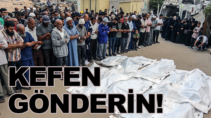 Filistin Sağlık Bakanlığı: Kefen gönderin!