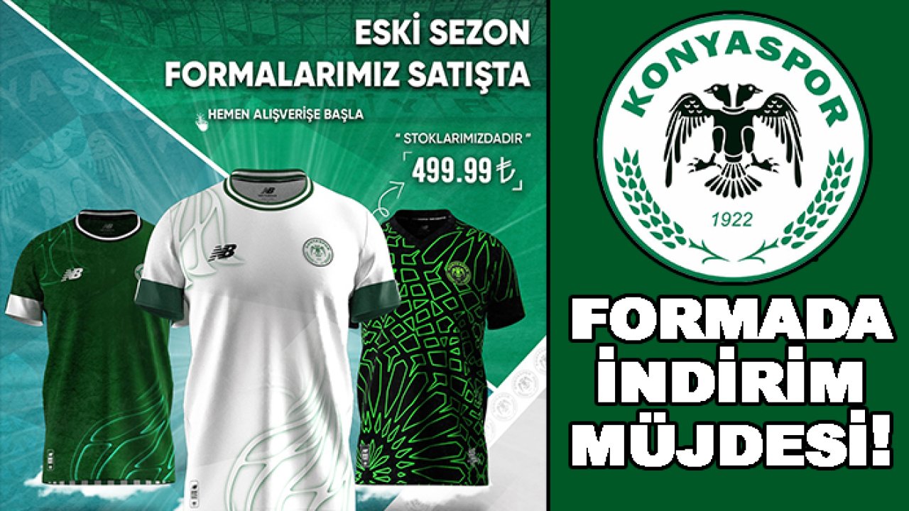 Konyaspor formalarda indirime gitti