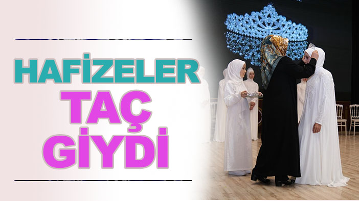 Konya'da 19 hafize taç giydi