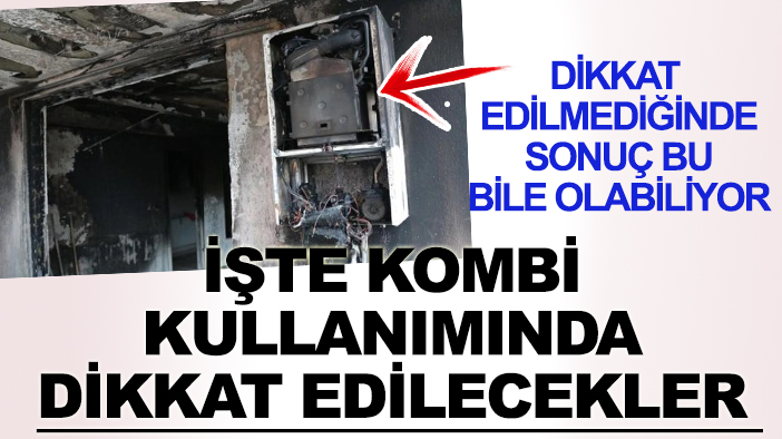 Dikkat edilmediğinde bomba gibi patlıyor! Konyalı uzman kombi kullanımında dikkat edilecekleri sıraladı