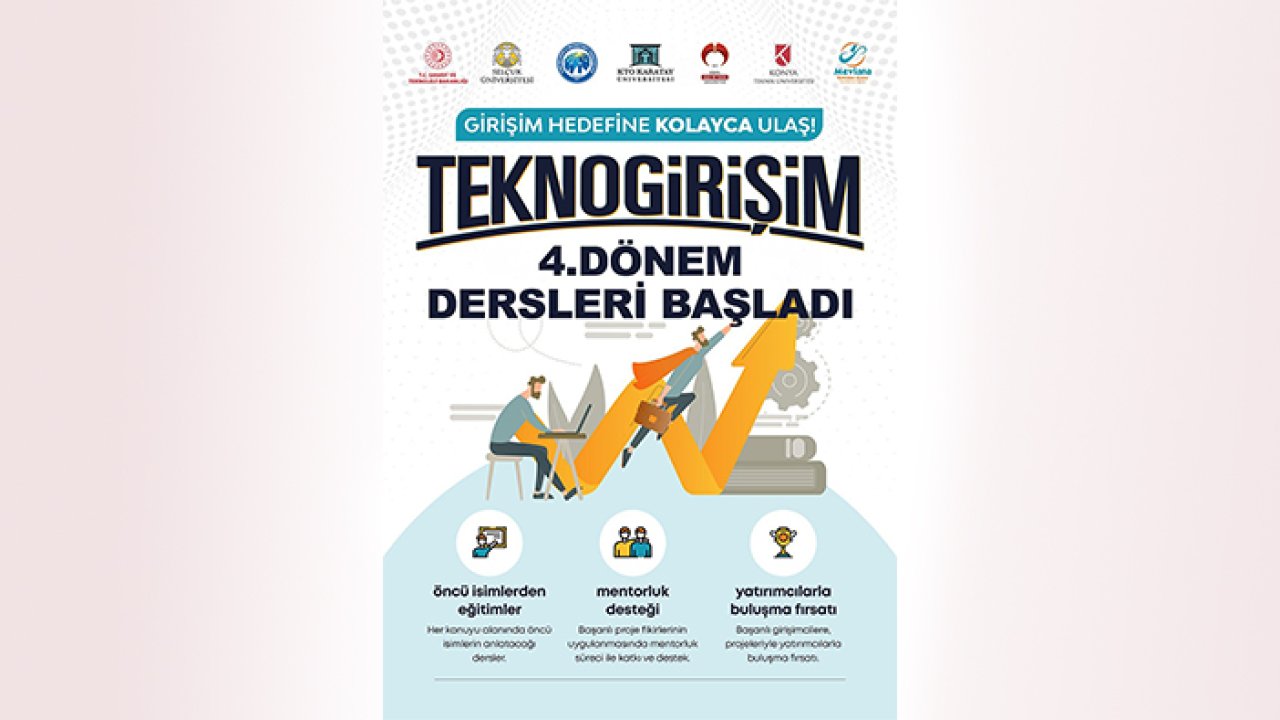 Konya'da TeknoGirişim 4. Dönem dersleri başladı