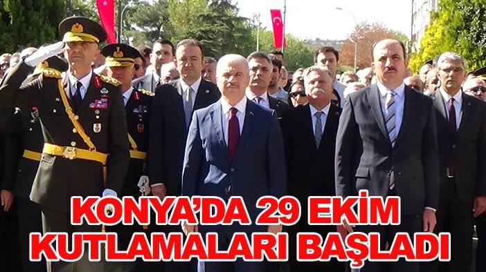 Konya’da 29 Ekim kutlamaları başladı
