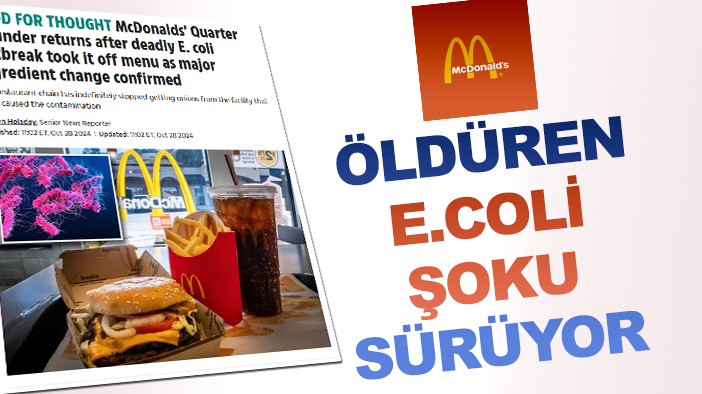 ABD'de McDonald’s'ın öldüren hamburgerinin yankısı sürüyor