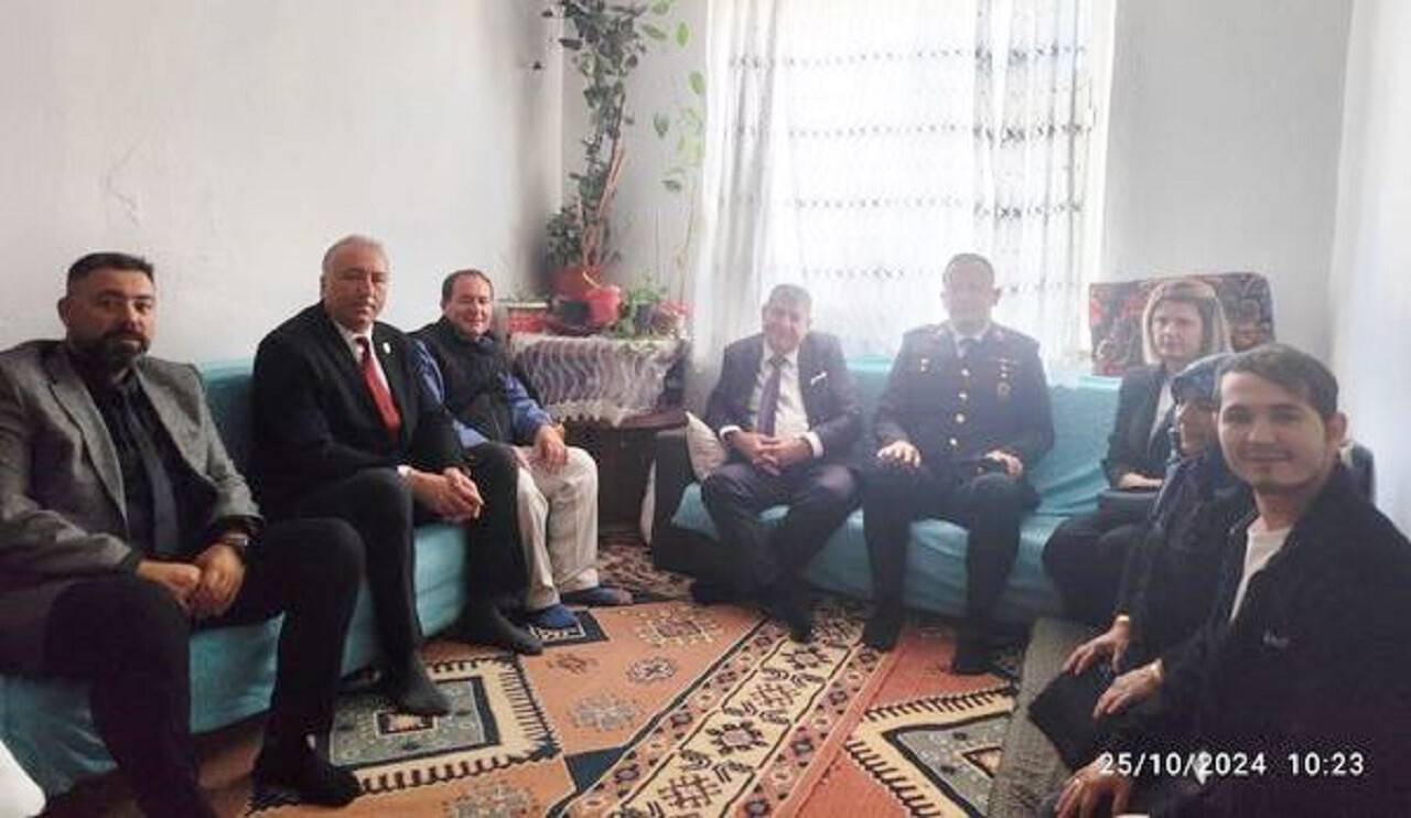 Selçuklu Kaymakamı, gazileri ziyaret etti