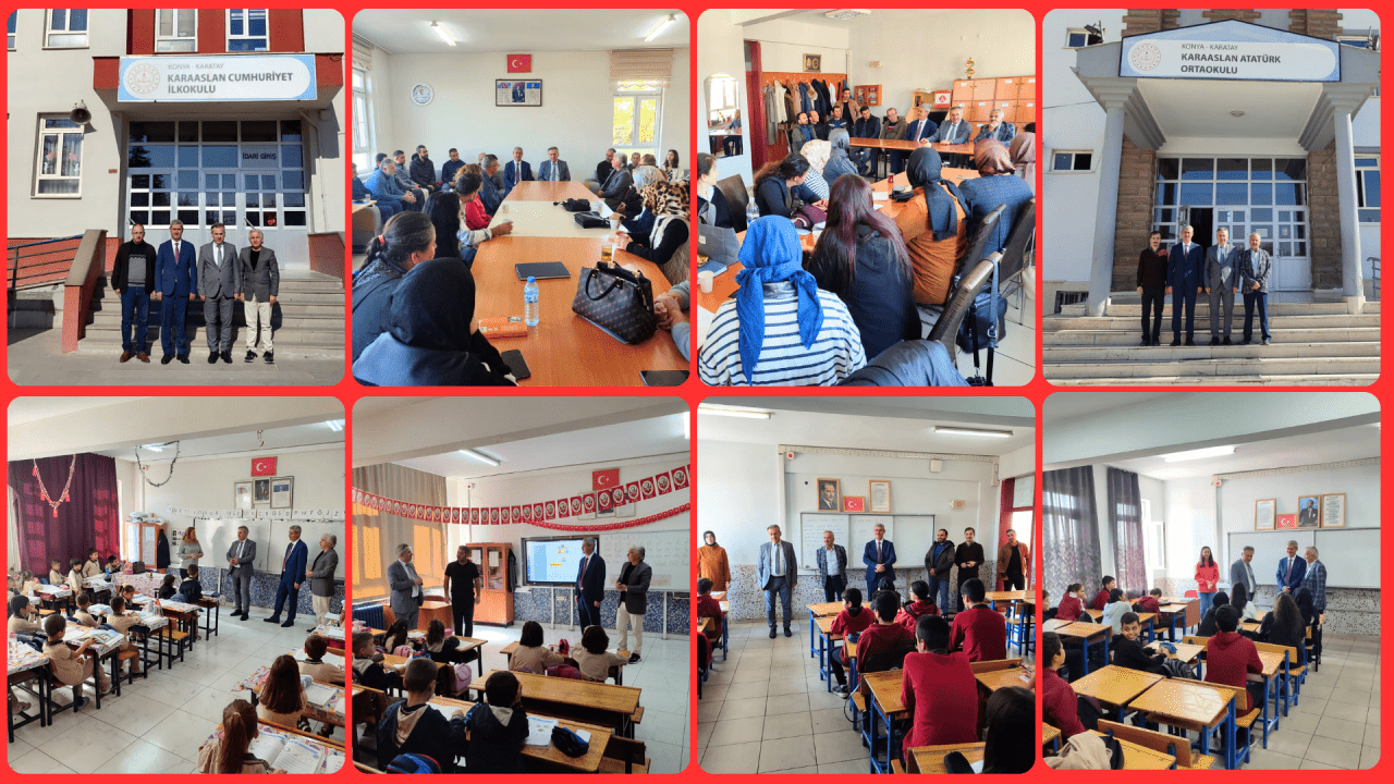Konya İl Milli Eğitim Müdürü okul ziyaretlerine devam ediyor