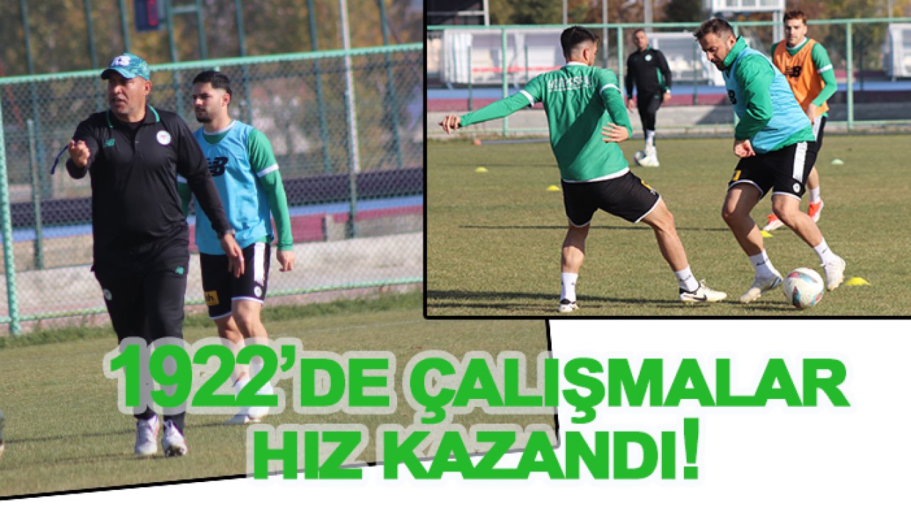 1922 Konyaspor'da çalışmalar sürüyor