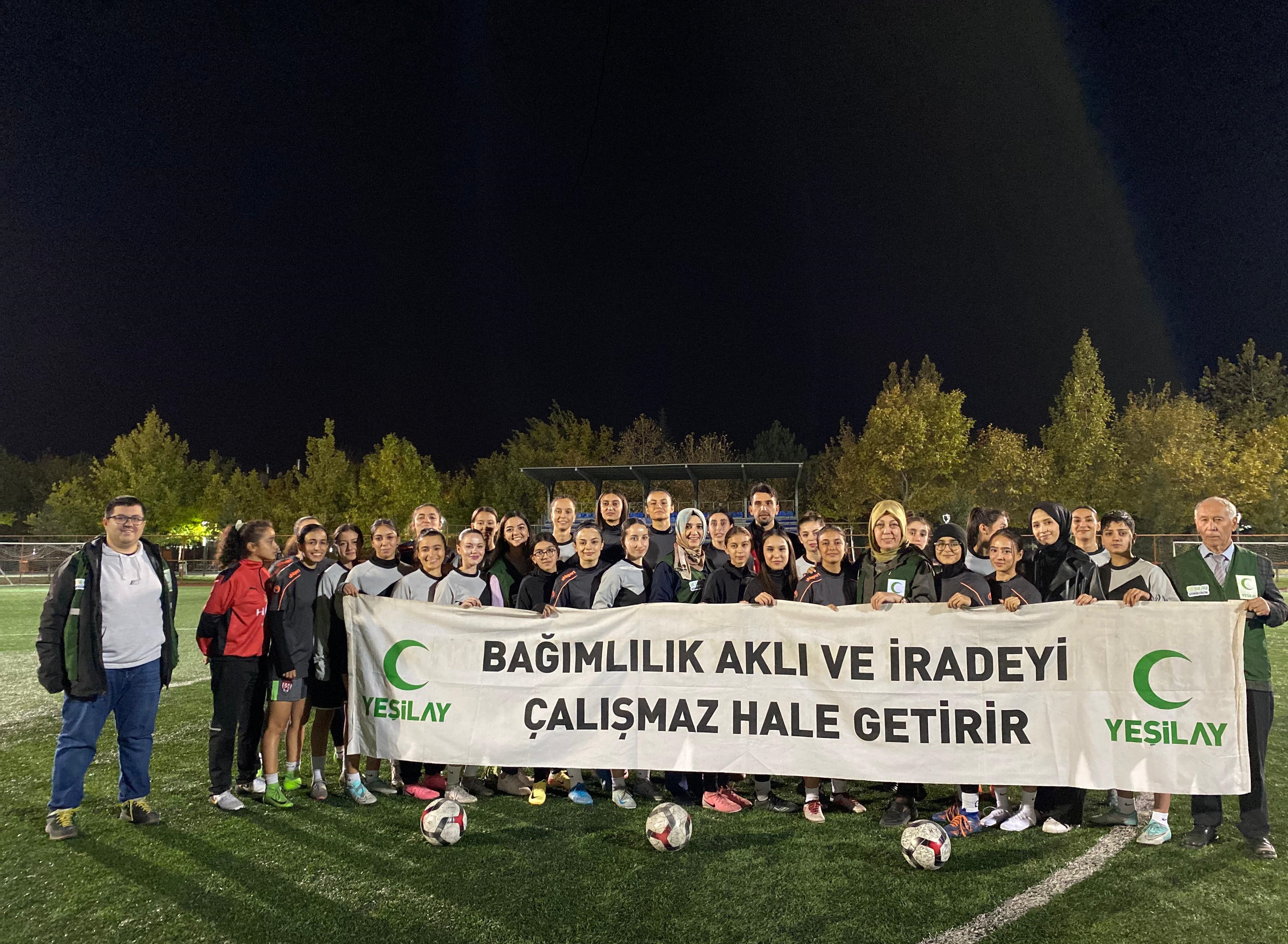 Yeşilay Konya'dan Genç Ülkümspor’a moral ziyareti