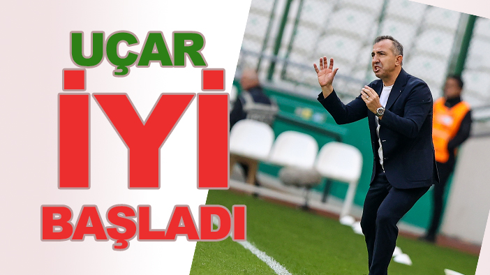 Recep Uçar, Konyaspor'da galibiyetle başladı