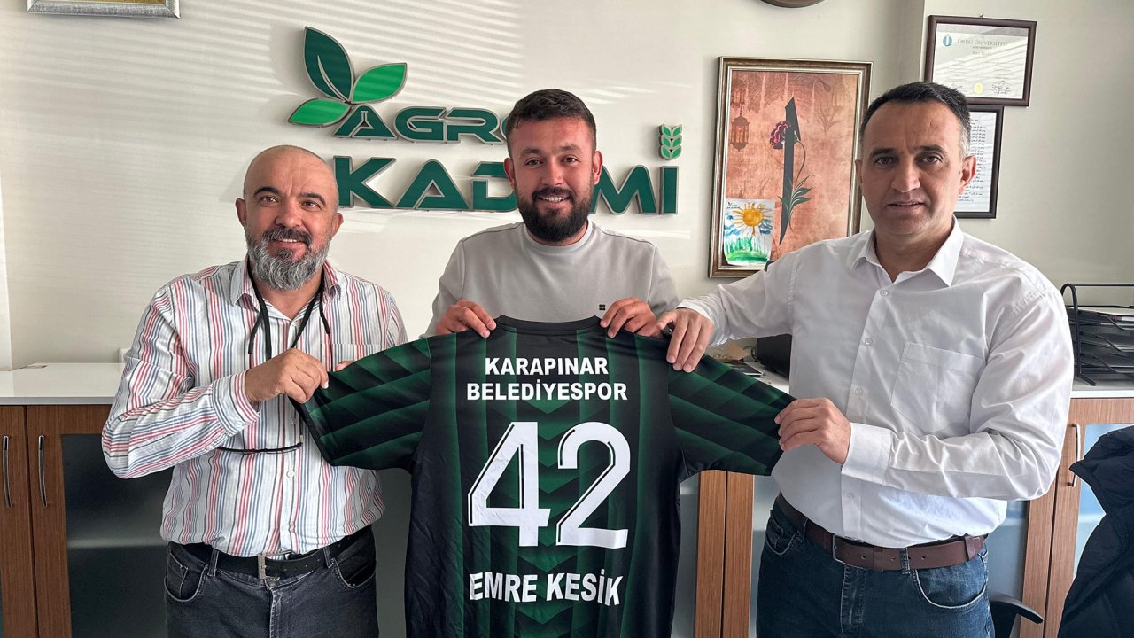 Karapınar Belediyespor'a forma desteği