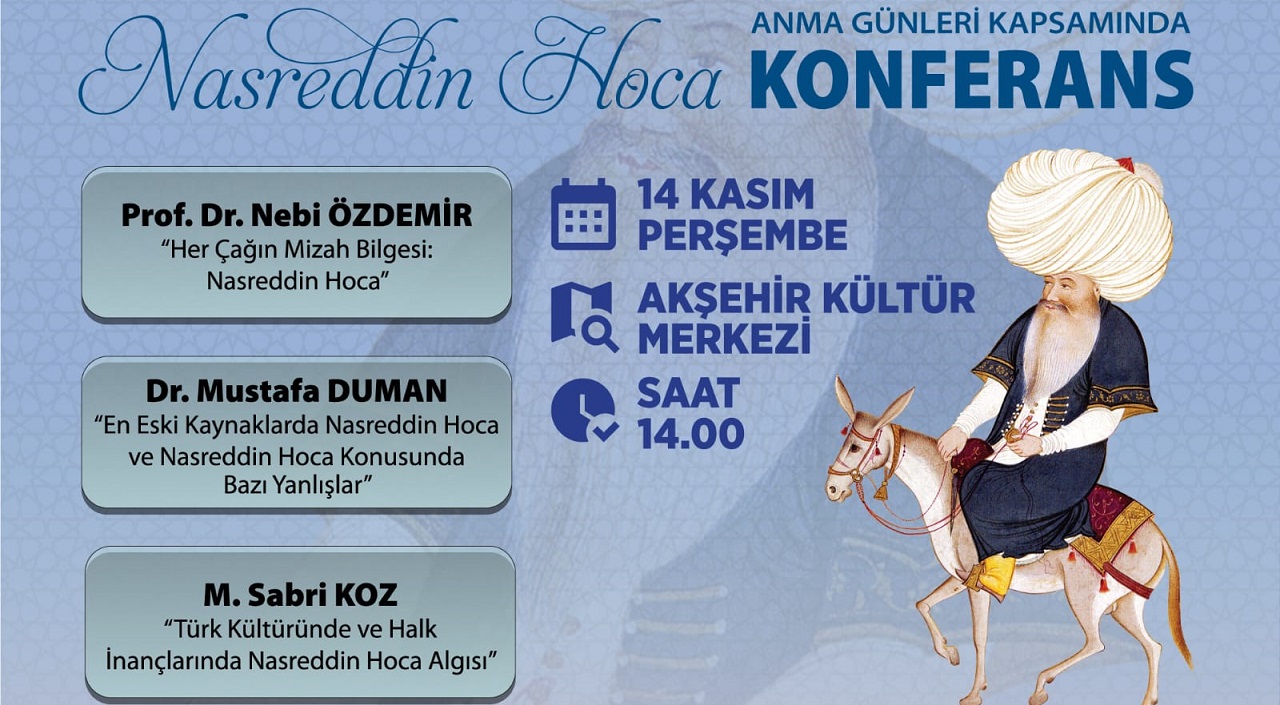 Konya'da Nasreddin Hoca Anma Günleri başlıyor