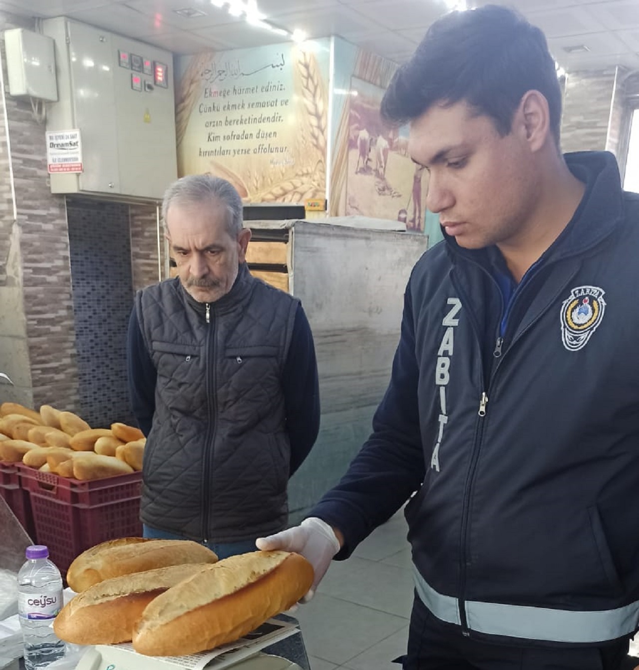 Konya'da ekmek denetimi