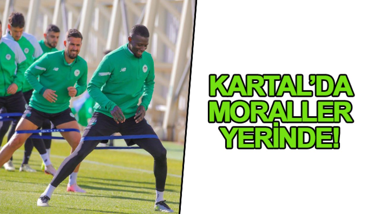 Konyaspor'da moraller yerinde!