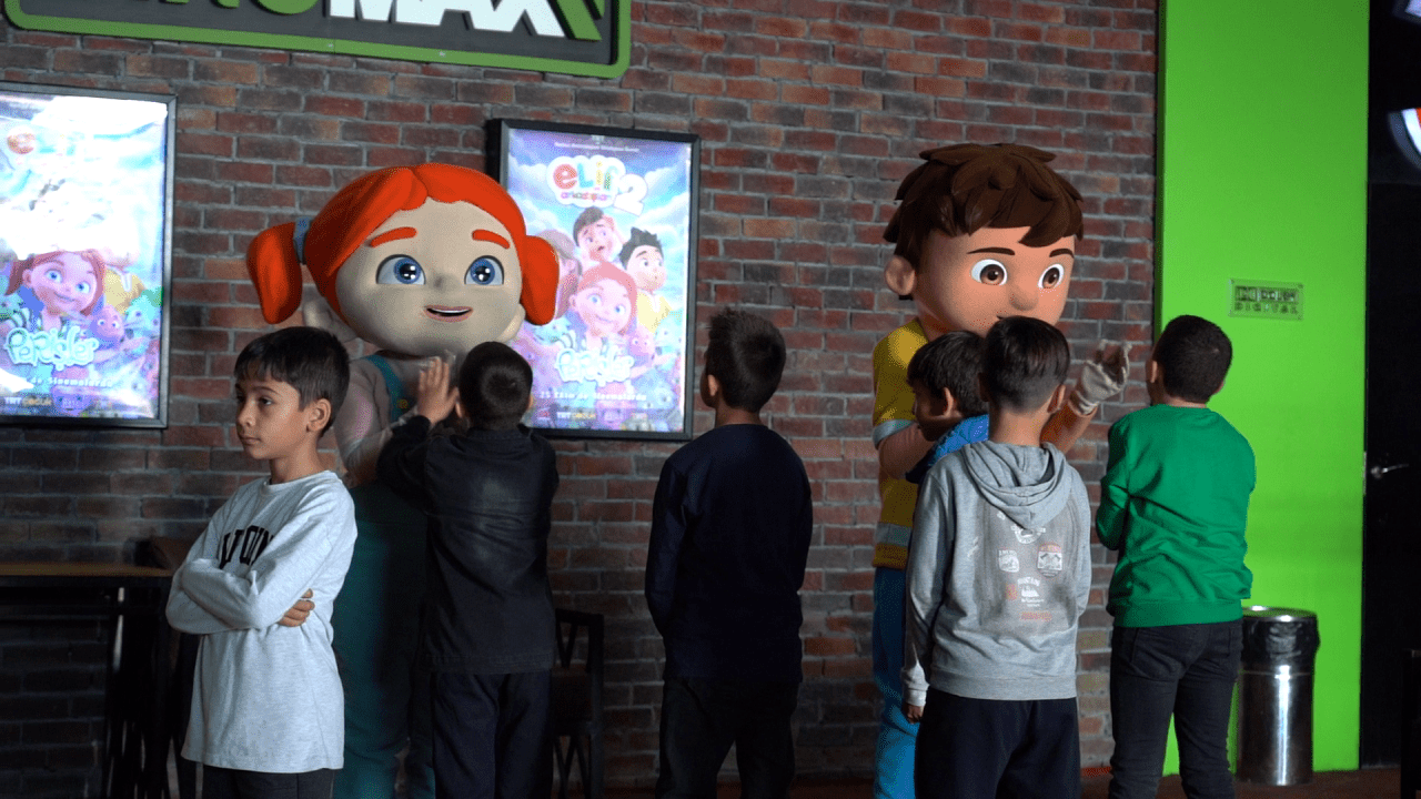 4 bin Bilgehane öğrencisi sinema keyfi yaptı