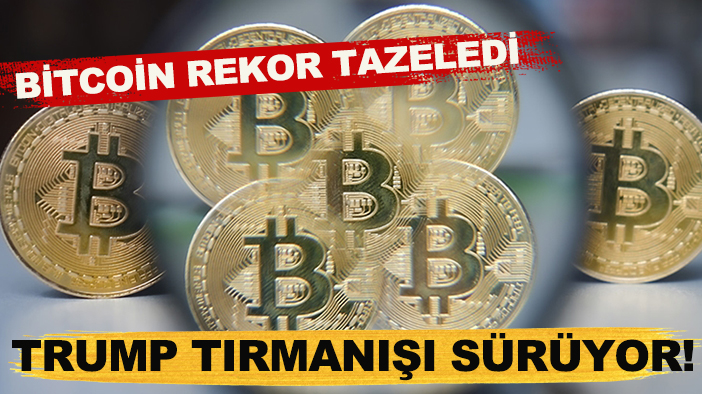 Trump tırmanışı sürüyor! Bitcoin rekor tazeledi