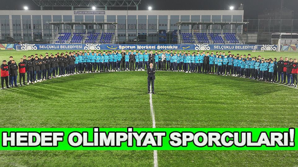 Hedef olimpiyat sporcuları yetiştirmek!