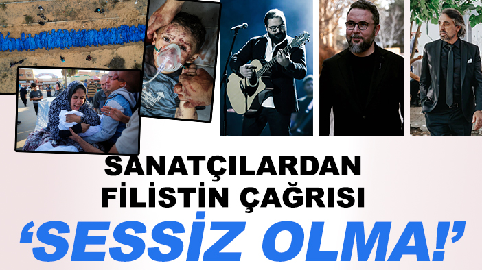 Sanatçılardan Filistin çağrısı ‘sessiz olma!’