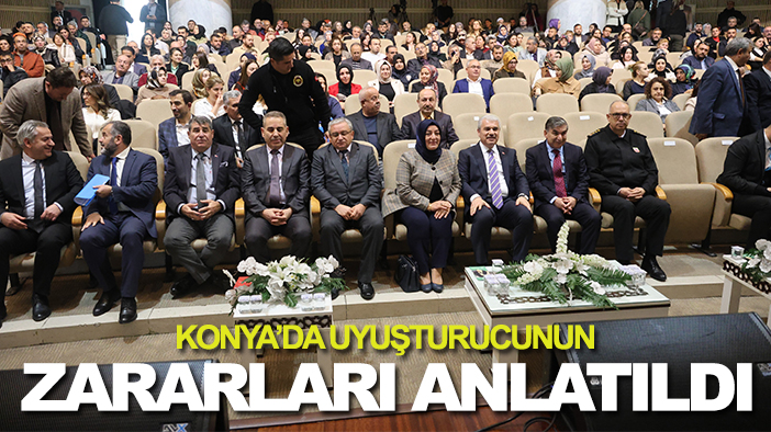 Konya’da ebeveynler uyuşturucuya karşı bilinçlendirildi