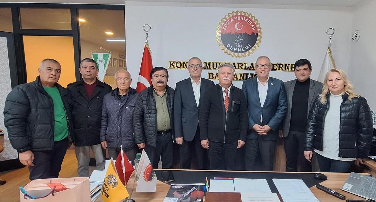 CHP Konya'dan Konya Muhtarlar Derneğine ziyaret