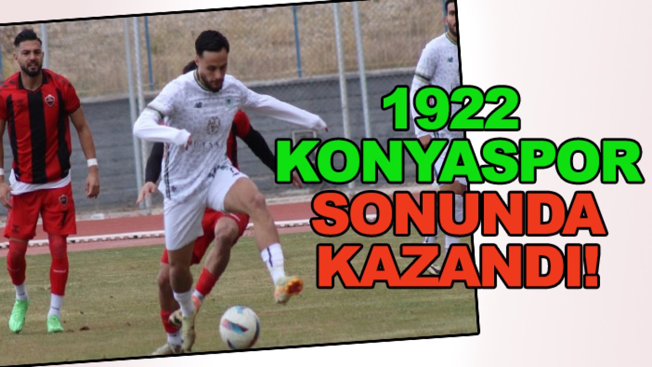 1922 Konyaspor şeytanın bacağını kırdı