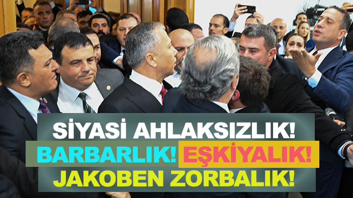 AK Parti'den CHP'ye "zorbalık" tepkisi yağdı