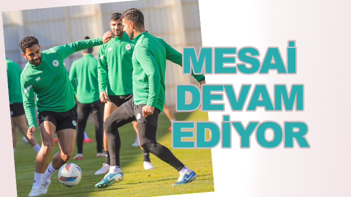 Konyaspor’da, Hatayspor maçı mesaisi devam ediyor