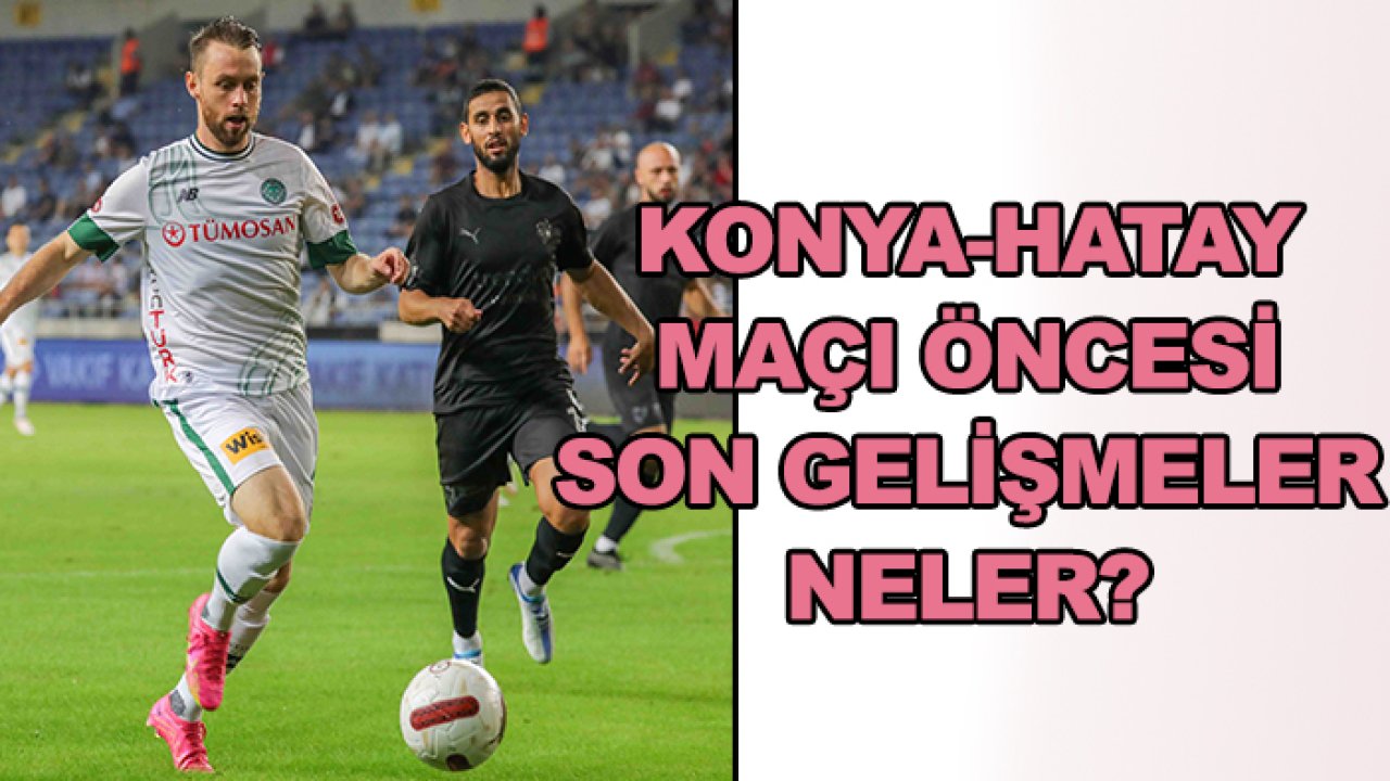 Konyaspor, Hatay maçında çıkış yapmak istiyor!