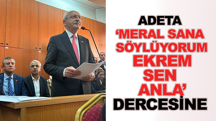 Kılıçdaroğlu'ndan Akşener'e "hançer" iması!