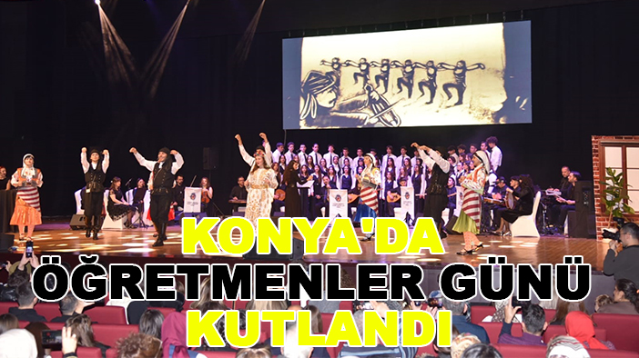 Konya'da Öğretmenler Günü kutlandı