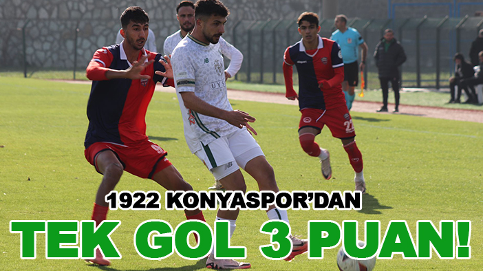 1922 Konyaspor’dan tek gol 3 puan!