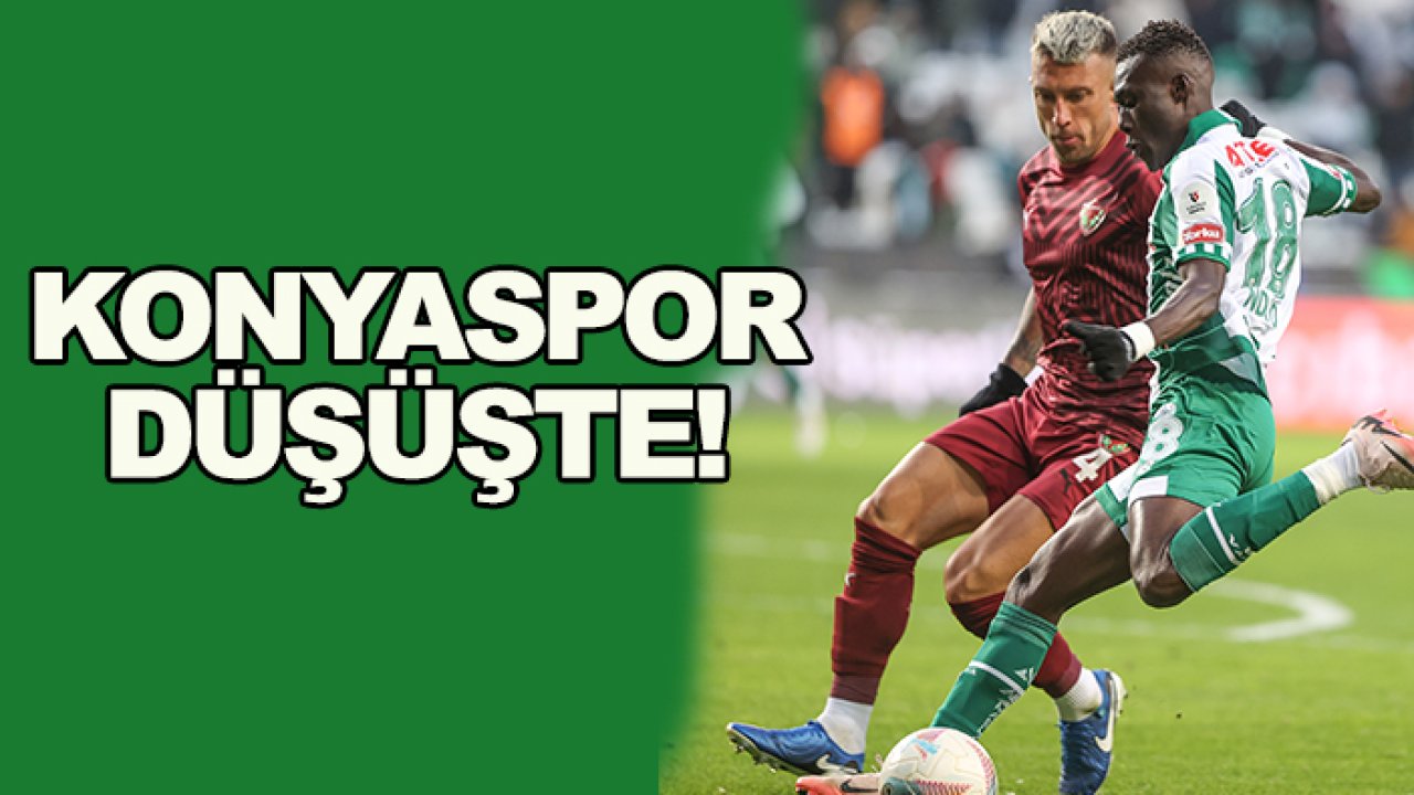 Konyaspor düşüşte!