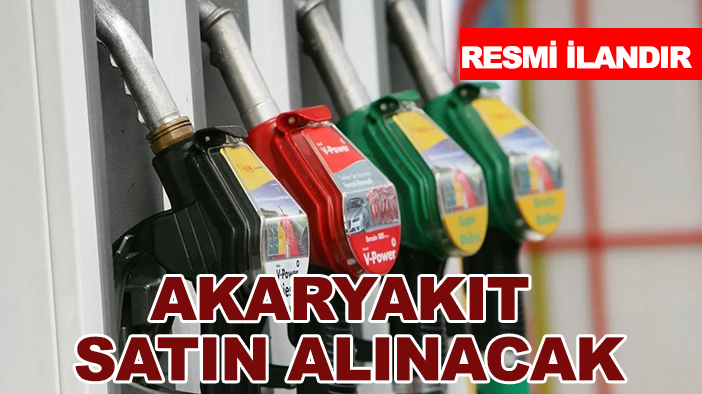 Kulu Belediye Başkanlığı akaryakıt satın alacak