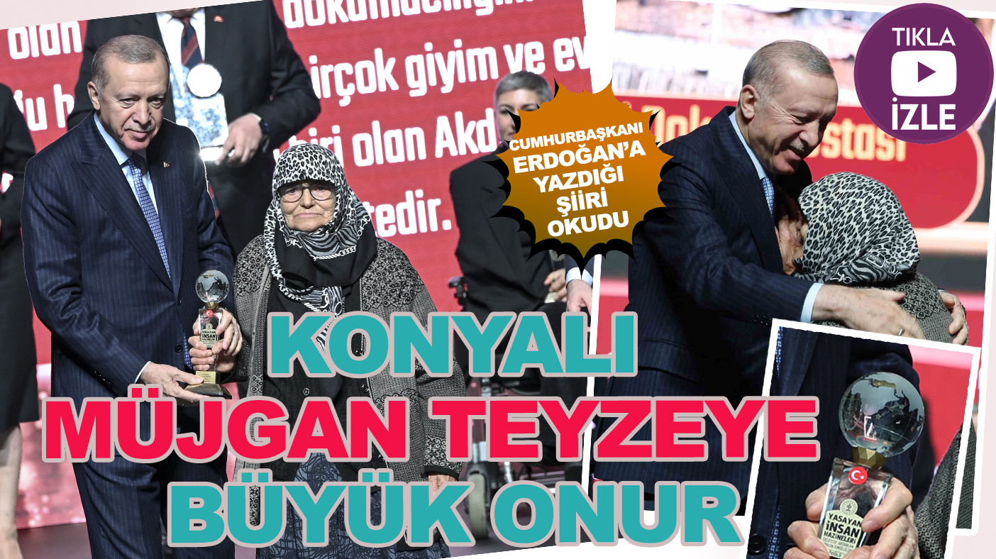 Konya Hadimli Müjgan Akdemir'e "Yaşayan İnsan Hazineleri Ödülü"