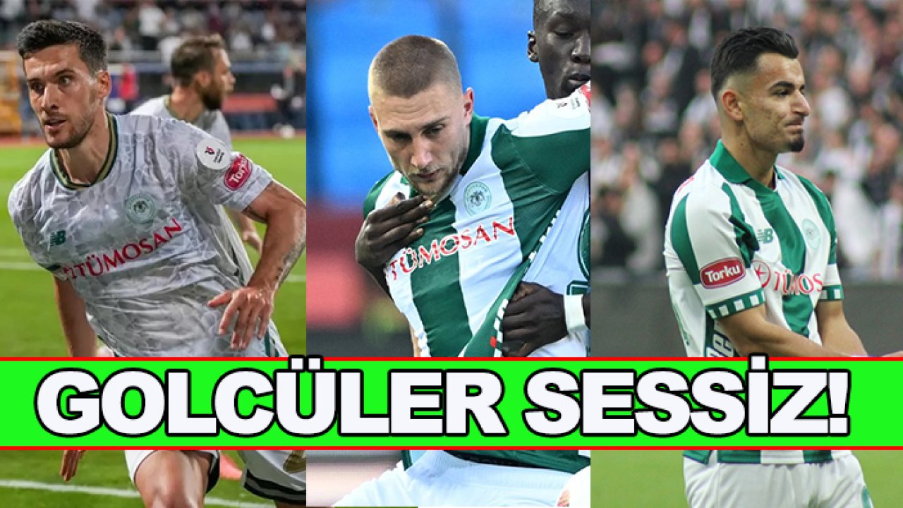 Konyaspor'un golcüleri sessiz!