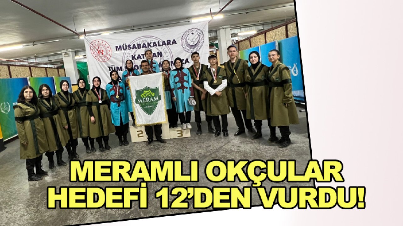 Meramlı Okçular hedefi 12'den vurdu