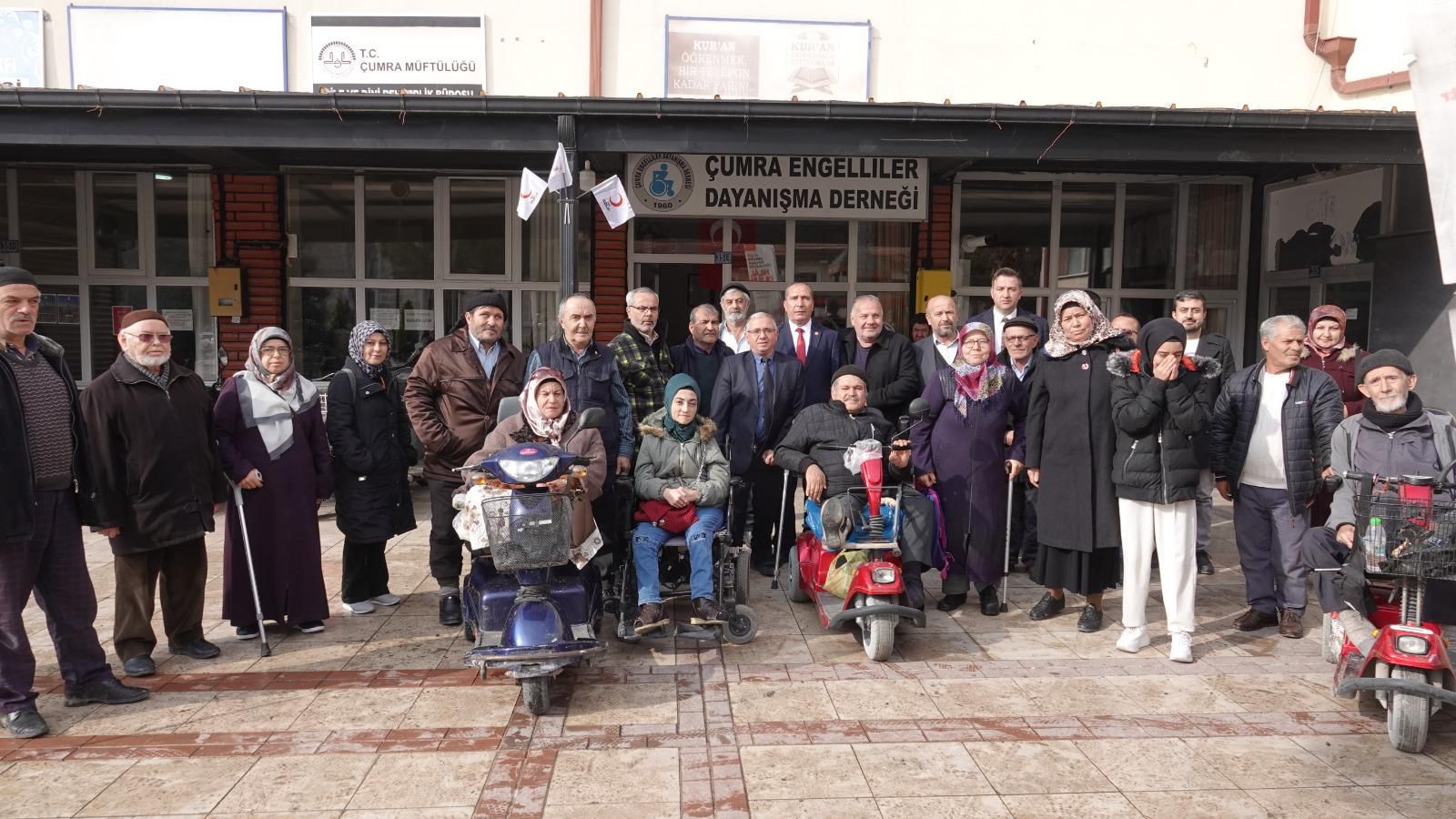 Başkan Aydın’dan Çumra Engelliler Dayanışma Derneğine anlamlı ziyaret