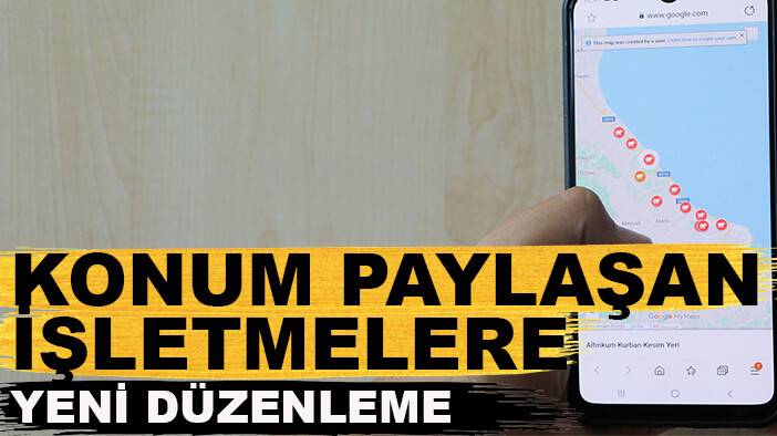 Konum paylaşan işletmelere yeni düzenleme