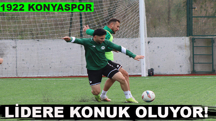 1922 Konyaspor lidere konuk oluyor!