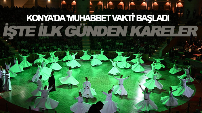 Konya'da 'Muhabbet Vakti' başladı - İşte ilk günden kareler