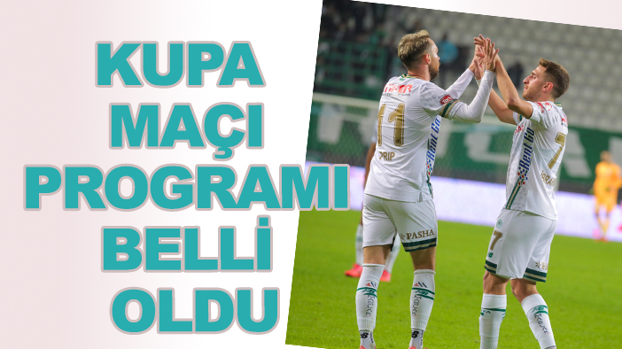 Konyaspor-Karacabey maçı programı belli oldu