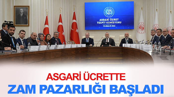 Asgari ücrette zam pazarlığı başladı