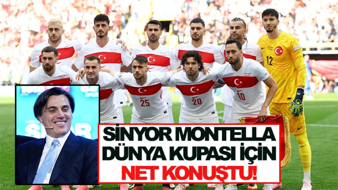 Montella Dünya Kupası için net konuştu: "Elimizden geleni yapacağız"