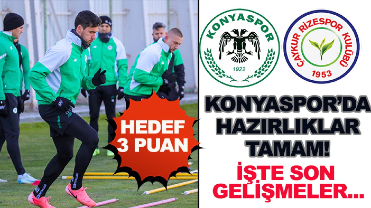 Konyaspor 3 puan için pusuya yattı!