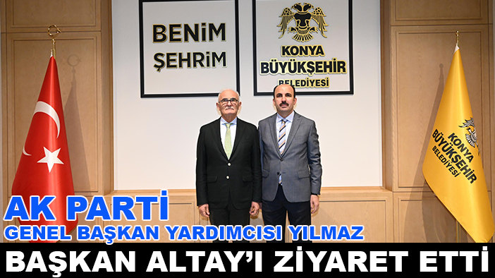 Ak Parti Genel Başkan Yardımcısı Yılmaz Başkan Altay’ı ziyaret etti