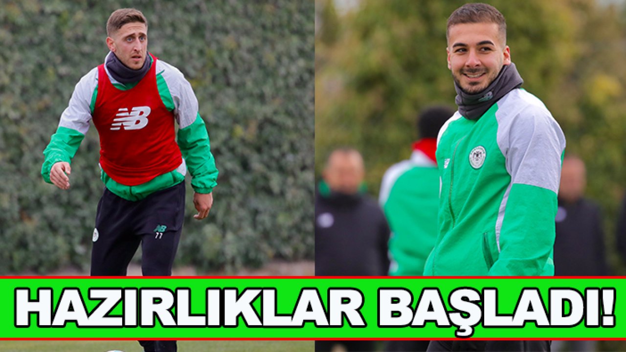 Konyaspor'da kupa maçı hazırlıkları başladı