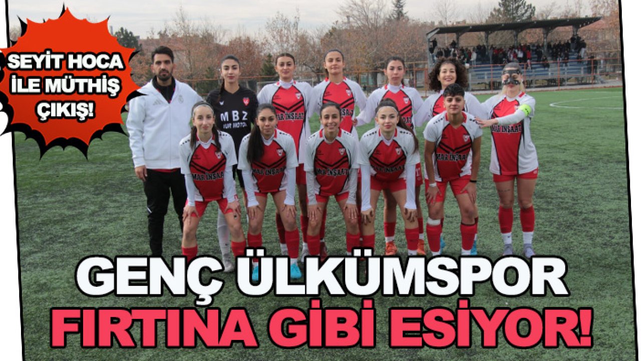 Genç Ülkümspor sevinçten 4 köşe!