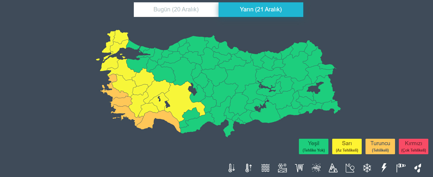 Meteorolojiden Konya'ya "sarı" kodlu uyarı: 8 ilçeye dikkat!