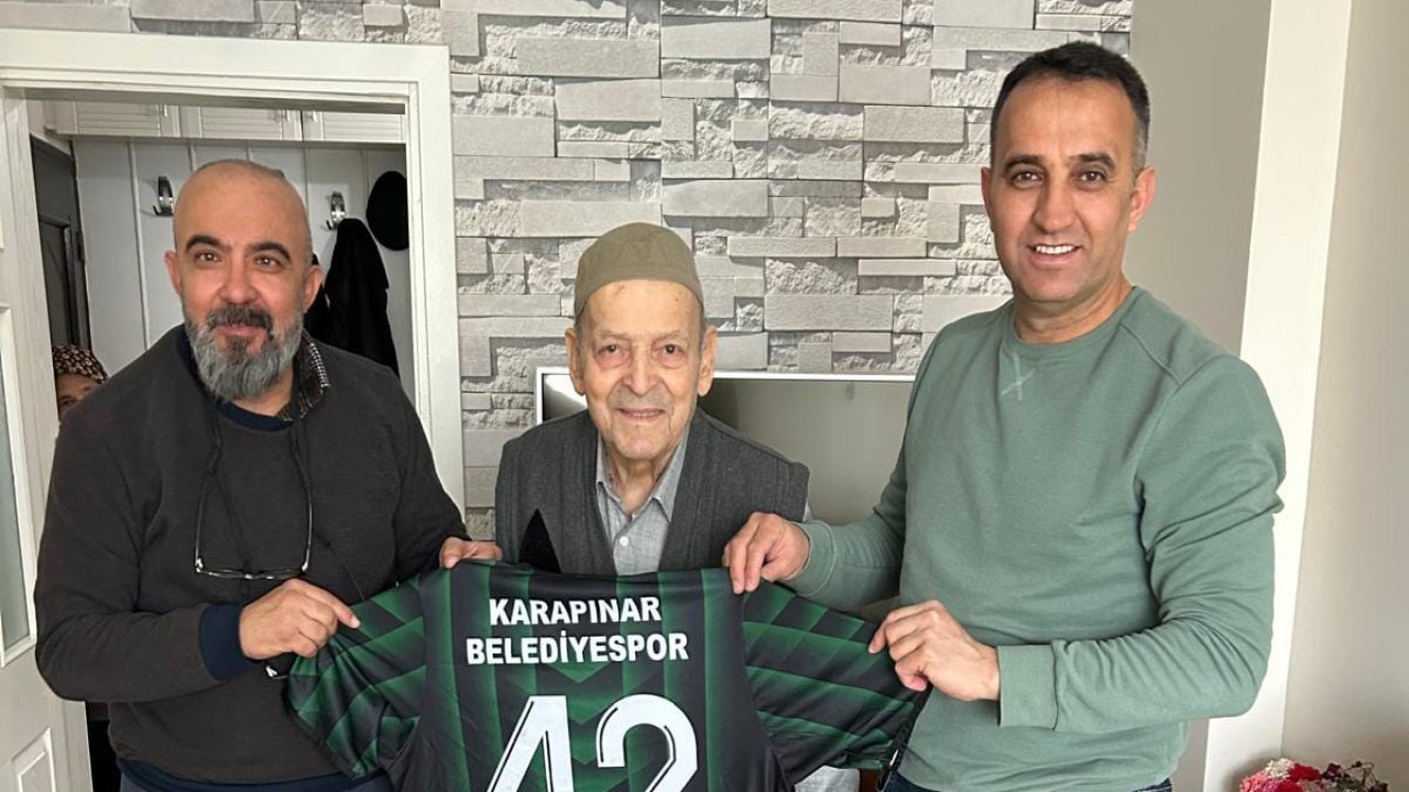 Karapınar Belediyespor'dan eski başkana büyük vefa!